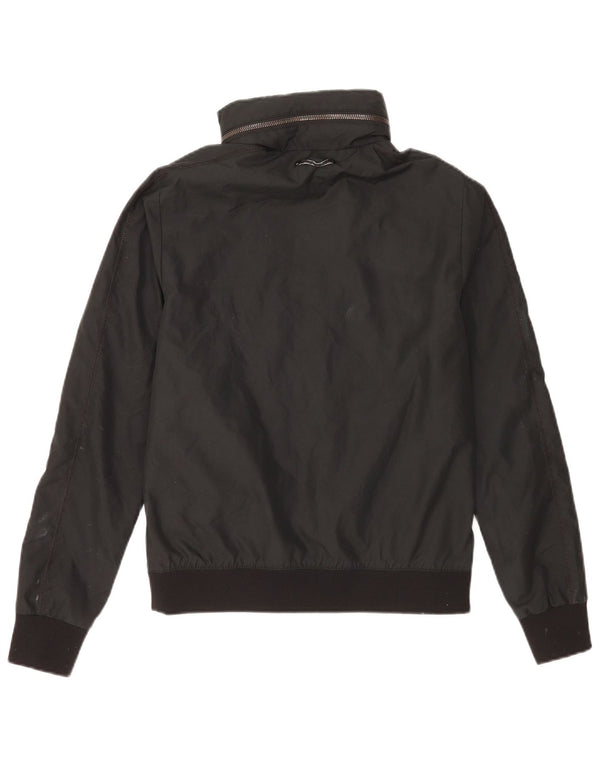 G-Star Jachetă bomber cu glugă pentru femei UK 36 Small Black Poliester
