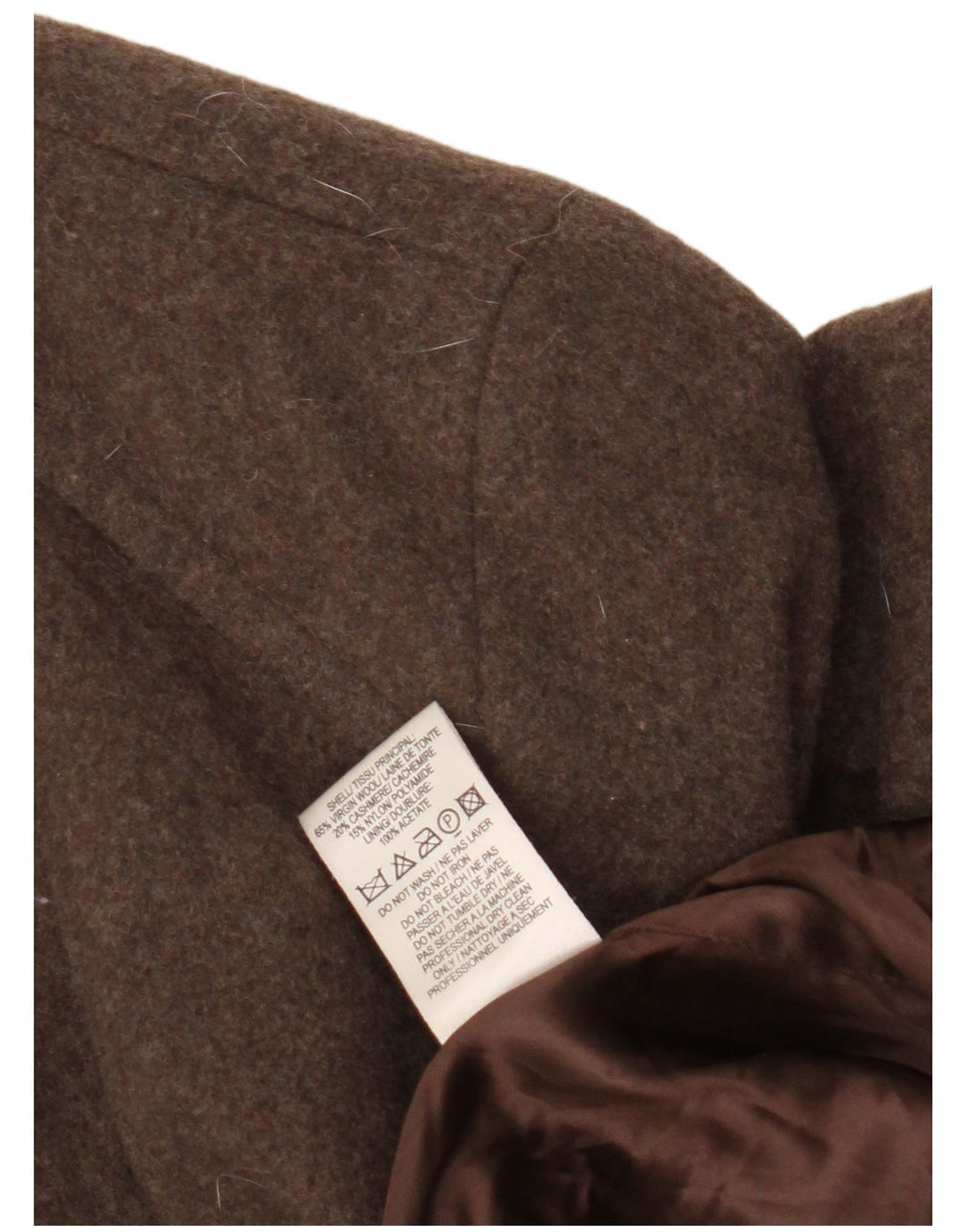 Eastex Duffle Coat UK 10 Lână maro mică