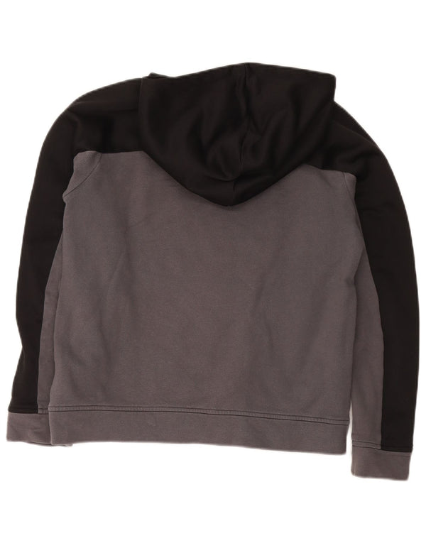 Pulover cu glugă grafic The North Face pentru băieți, 14-15 ani, XL, gri Colorblock