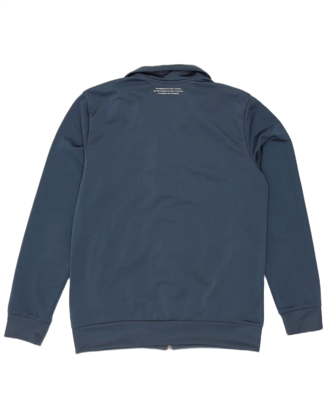 Jachetă de top pentru trening cu grafic pentru băieți Adidas 13-14 ani poliester bleumarin