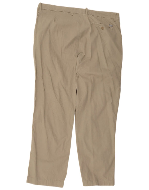 Marks & Spencer Pantaloni chino drepți Blue Harbour pentru bărbați L42 L31 kaki