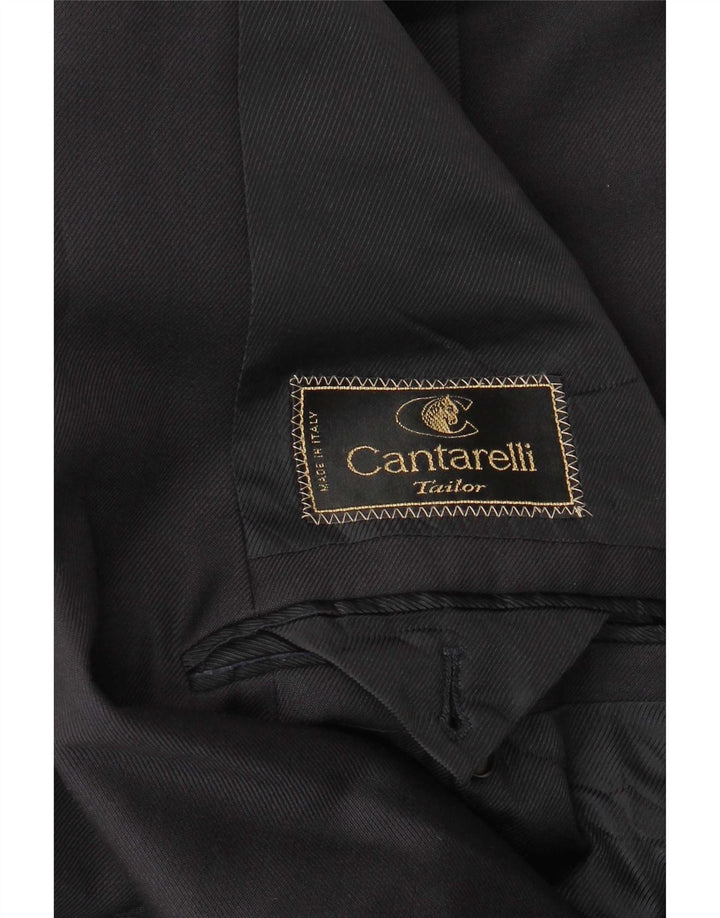 Cantarelli Jachetă pentru bărbați cu două piepturi, UK 40, mare, neagră