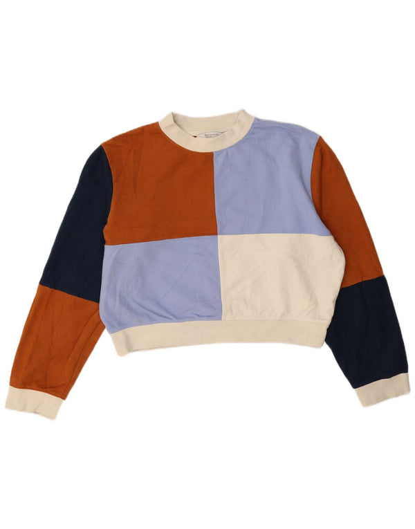 French Connection Jumper crop pentru femei UK 14 Medium Multicolor