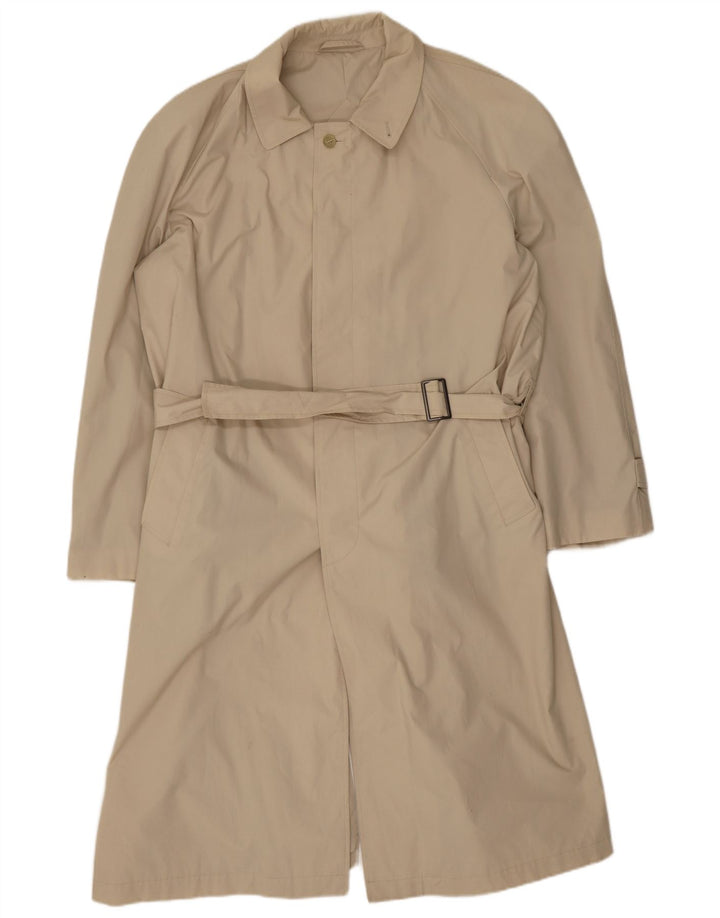 Pelernă de ploaie vintage pentru bărbați UK 40 Large Beige