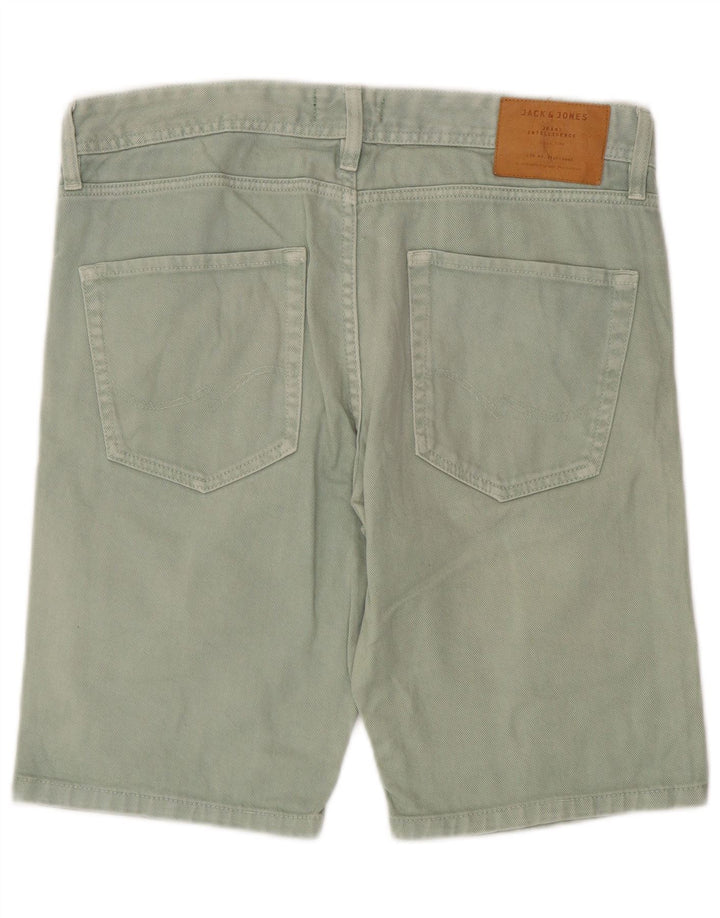 Pantaloni scurți din denim Jack & Jones pentru bărbați, de culoare medie, W32, verde