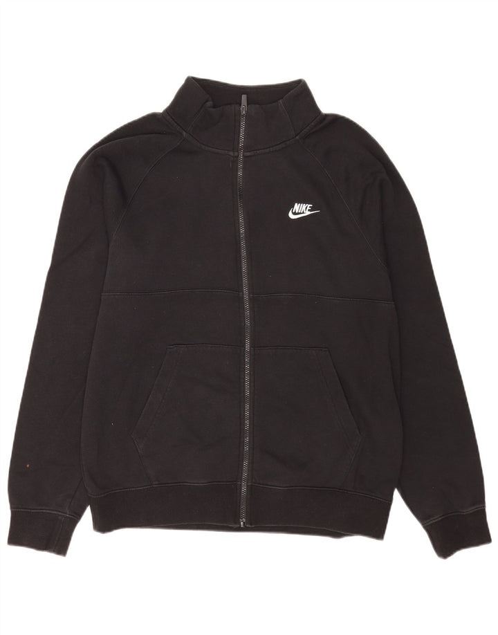 Jachetă de trening Nike pentru bărbați, bumbac mediu negru