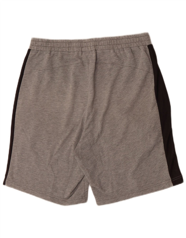 Pantaloni scurți sport Puma pentru bărbați, mari, gri, bumbac color bloc