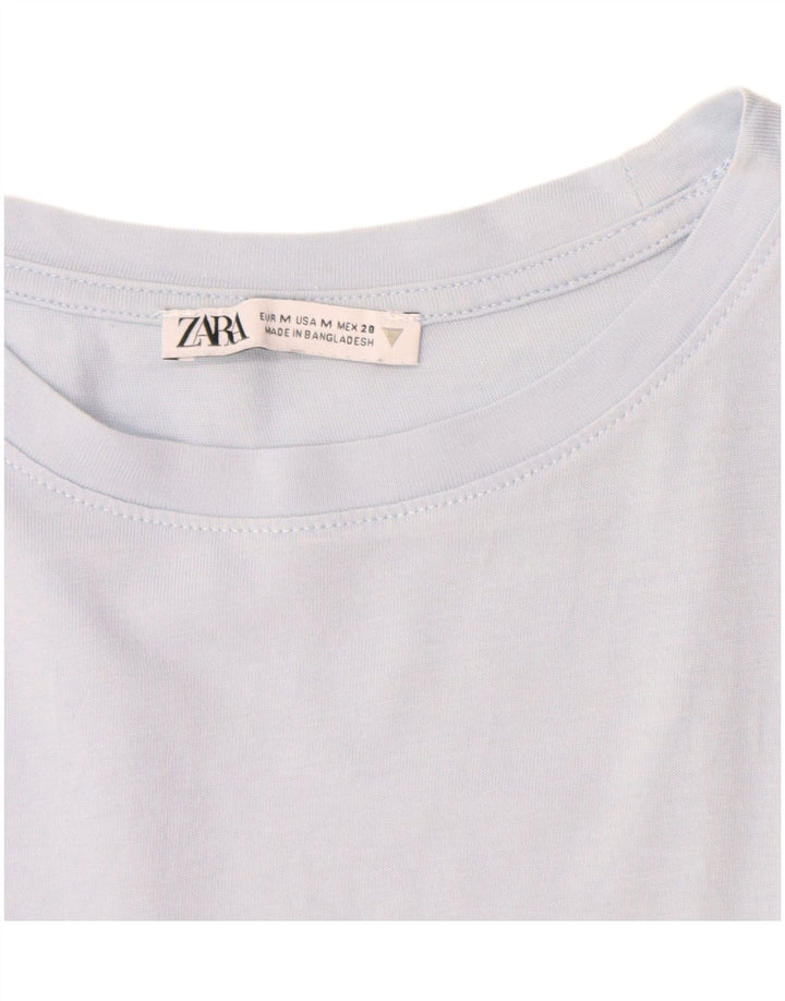 Top tricou pentru femei Zara UK 14 Medium Blue