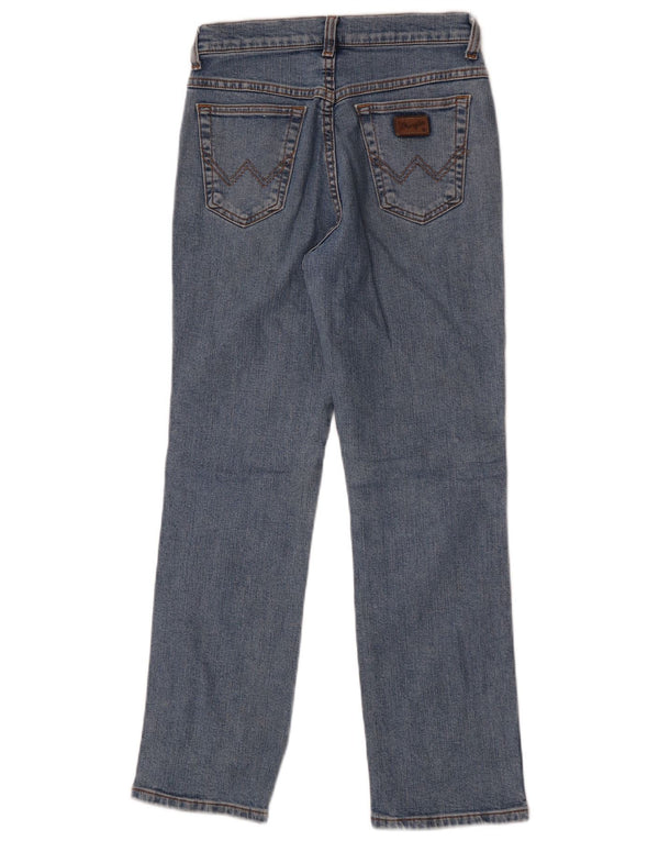 Wrangler Womens Straight Jeans US 10 Medium W28 L28 Blue Cotton