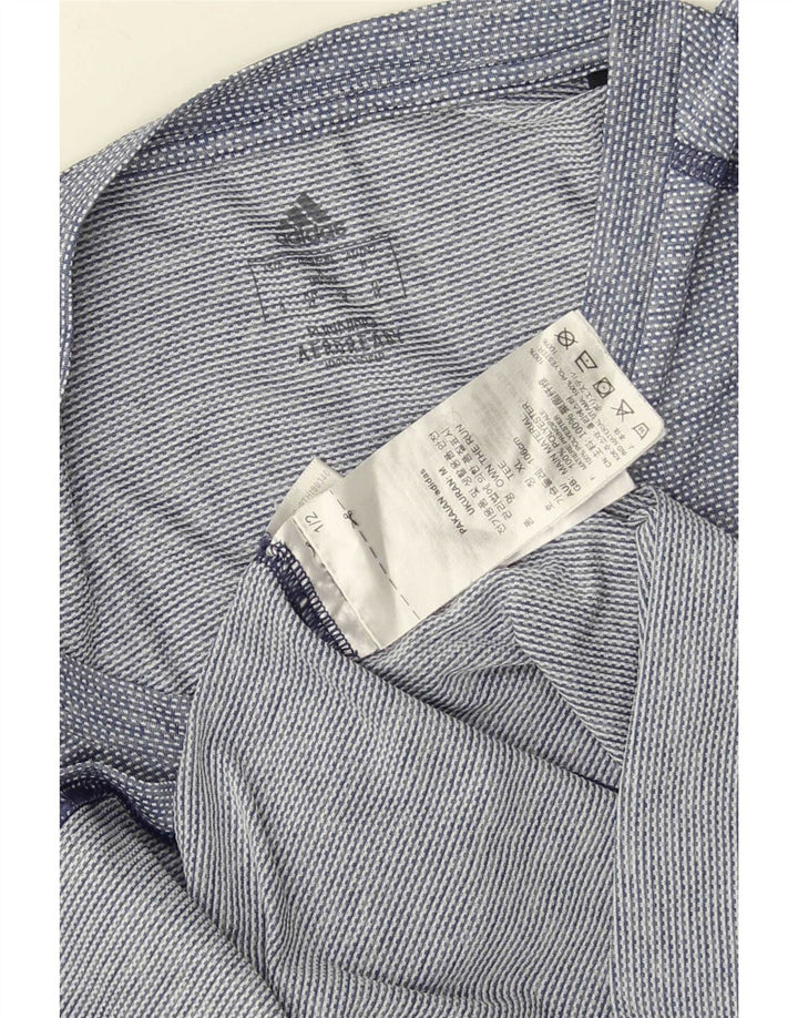 Tricou pentru bărbați Adidas Aeroready Top Mediu Bleumarin Poliester cu dungi