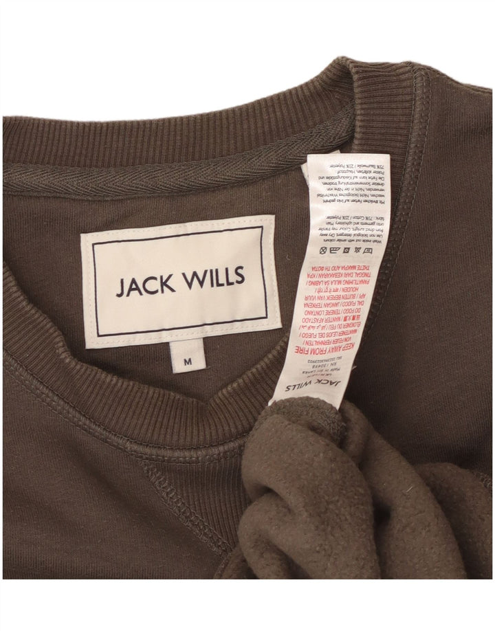 JACK WILLS Hanorac Bărbați Pulover Bumbac Maro Mediu