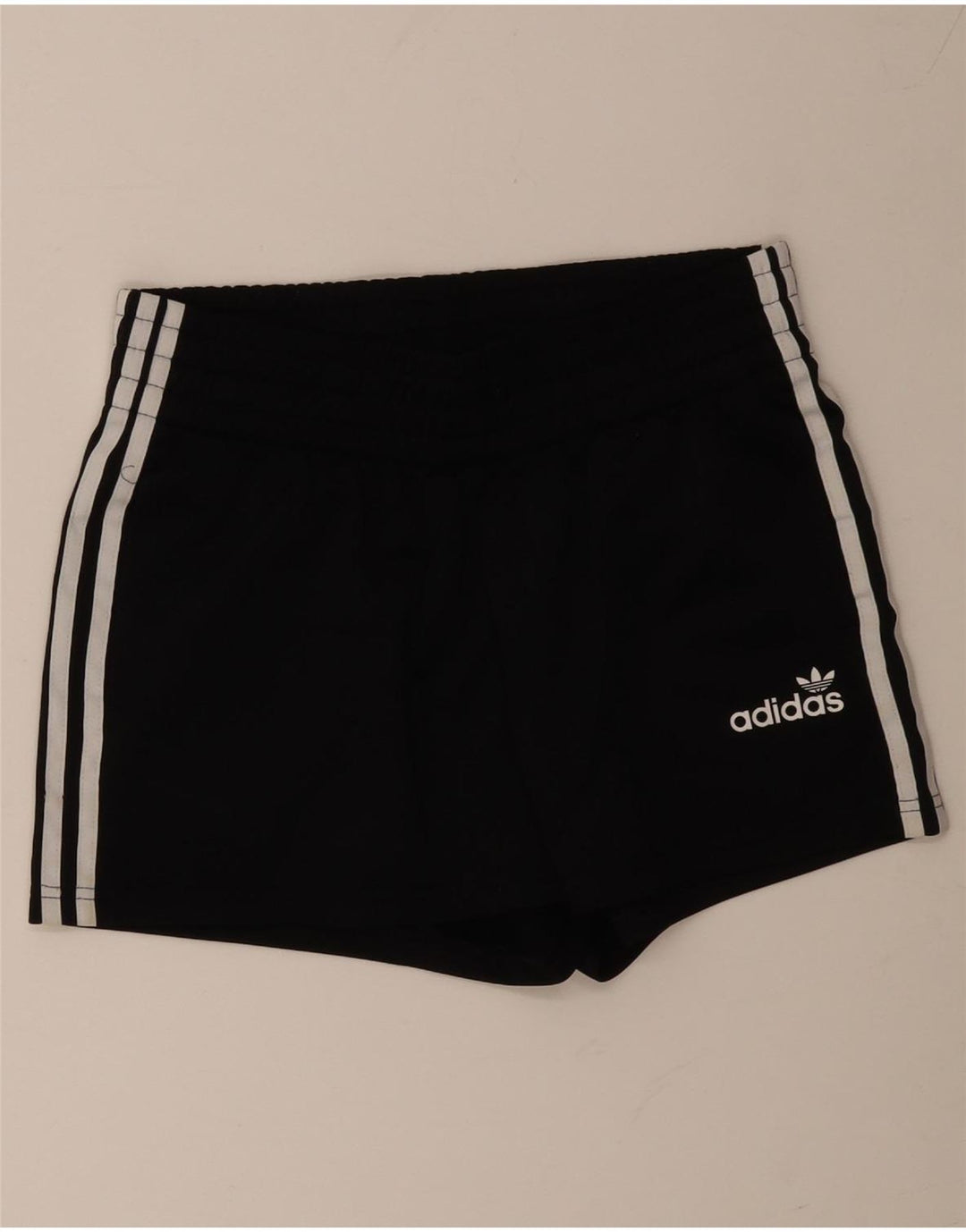 Pantaloni scurti sport ADIDAS pentru femei UK 12 Poliester mediu negru