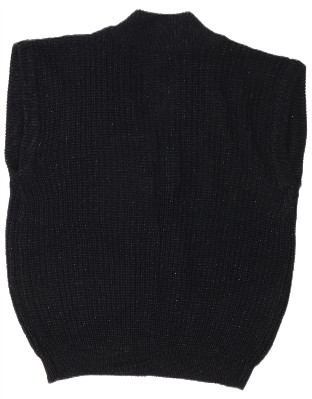 YESSICA Womens Vest Tank Top UK 16 Large Black Acrylic