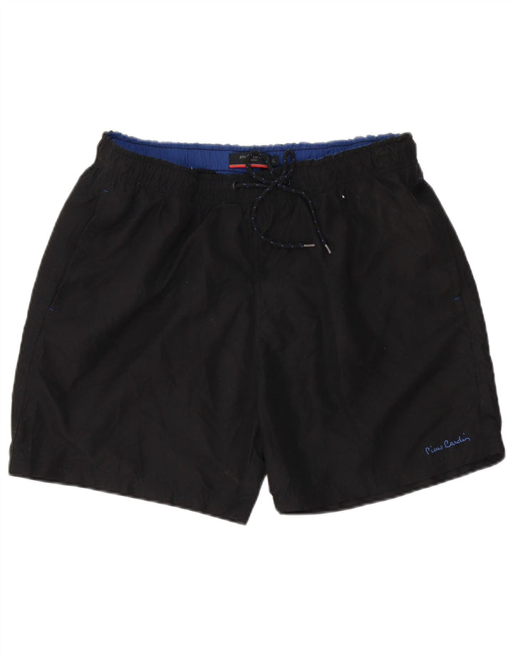 Pantaloni scurți de înot Pierre Cardin pentru bărbați XL poliester negru