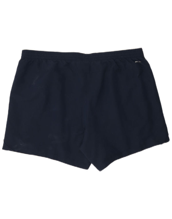 Pantaloni scurți sport pentru bărbați Adidas Climalite 2XL, poliester bleumarin