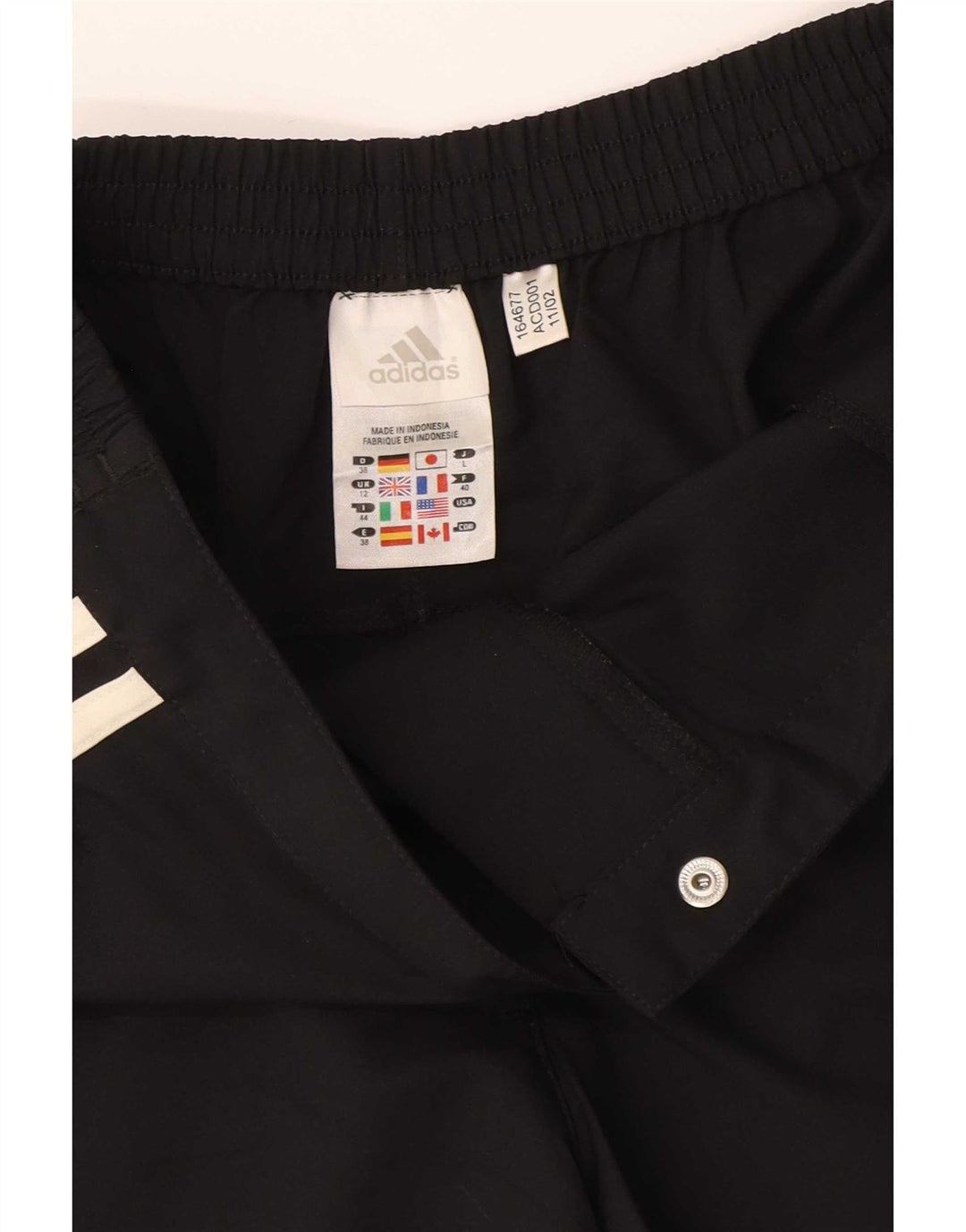 Pantaloni scurți casual Adidas Climalite pentru femei UK 12 Medium W28 Poliester negru