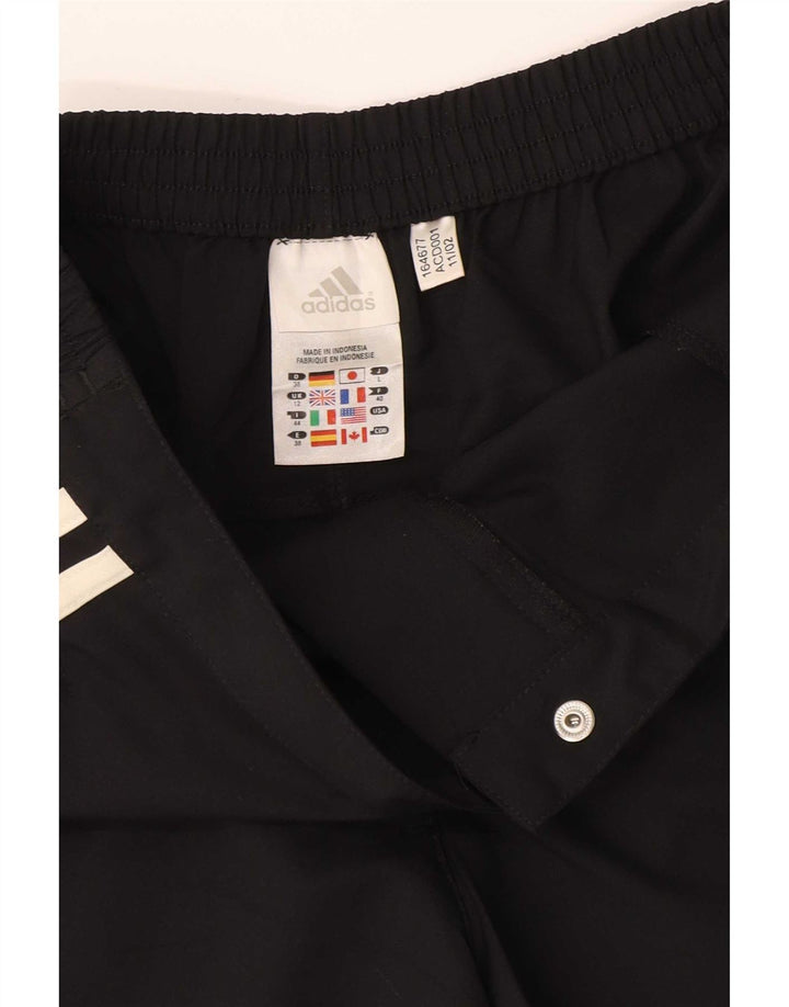 Pantaloni scurți casual Adidas Climalite pentru femei UK 12 Medium W28 Poliester negru