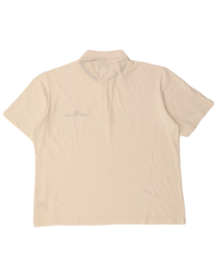 SERGIO TACCHINI Tricou Polo XL Alb Bumbac