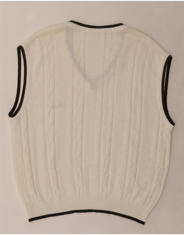 VINTAGE Vest pentru bărbați Tank Top XL Alb