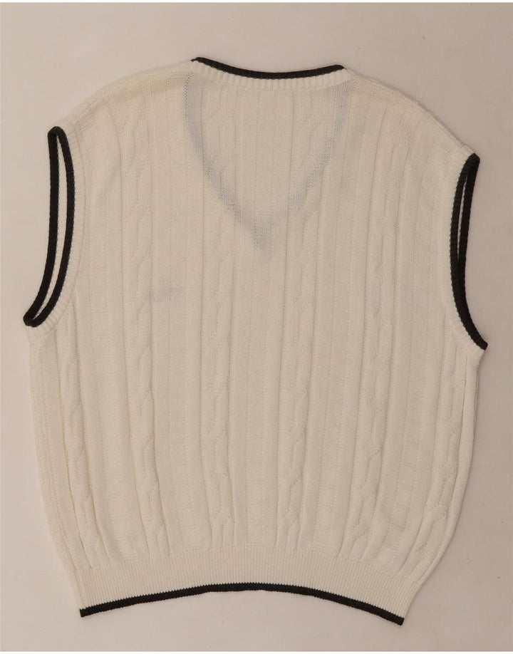VINTAGE Vest pentru bărbați Tank Top XL Alb