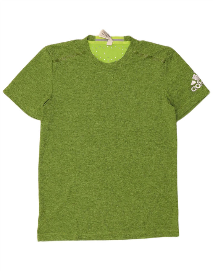 Tricou pentru bărbați Adidas Top Mediu Verde Poliester Flecked