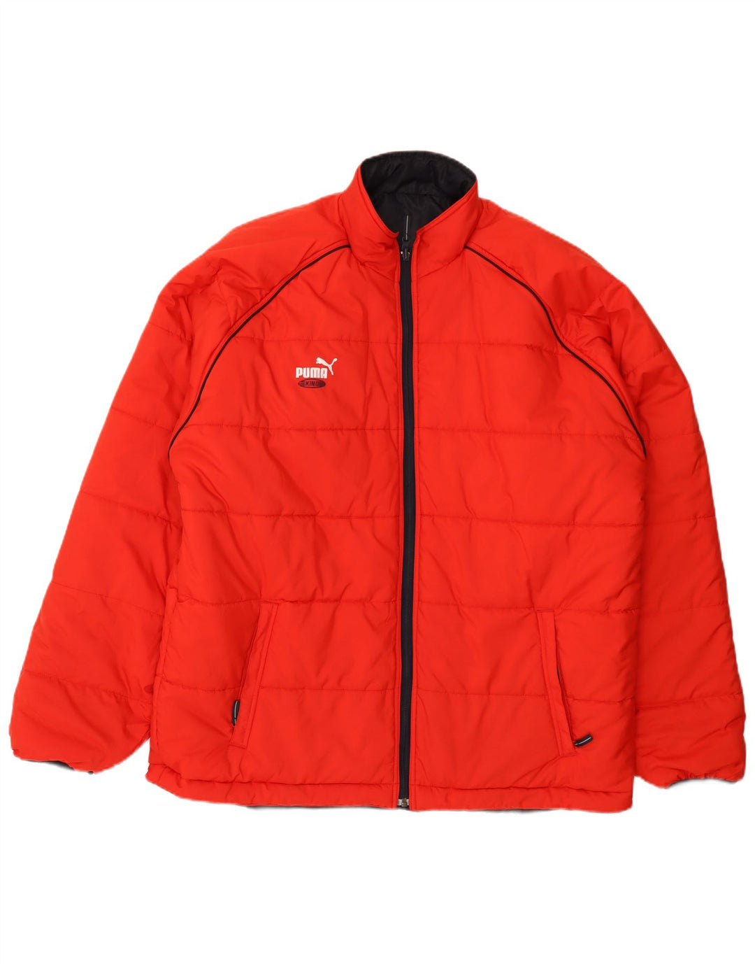 Jachetă căptușită reversibilă Puma pentru bărbați UK 44 2XL Bleumarin Colorblock