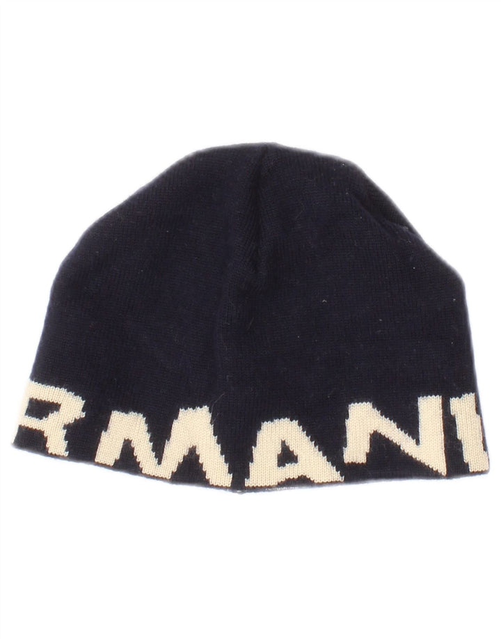 Băieți Armani Junior tricot grafic pălărie tip tricot, mărime, albastru marin, color block