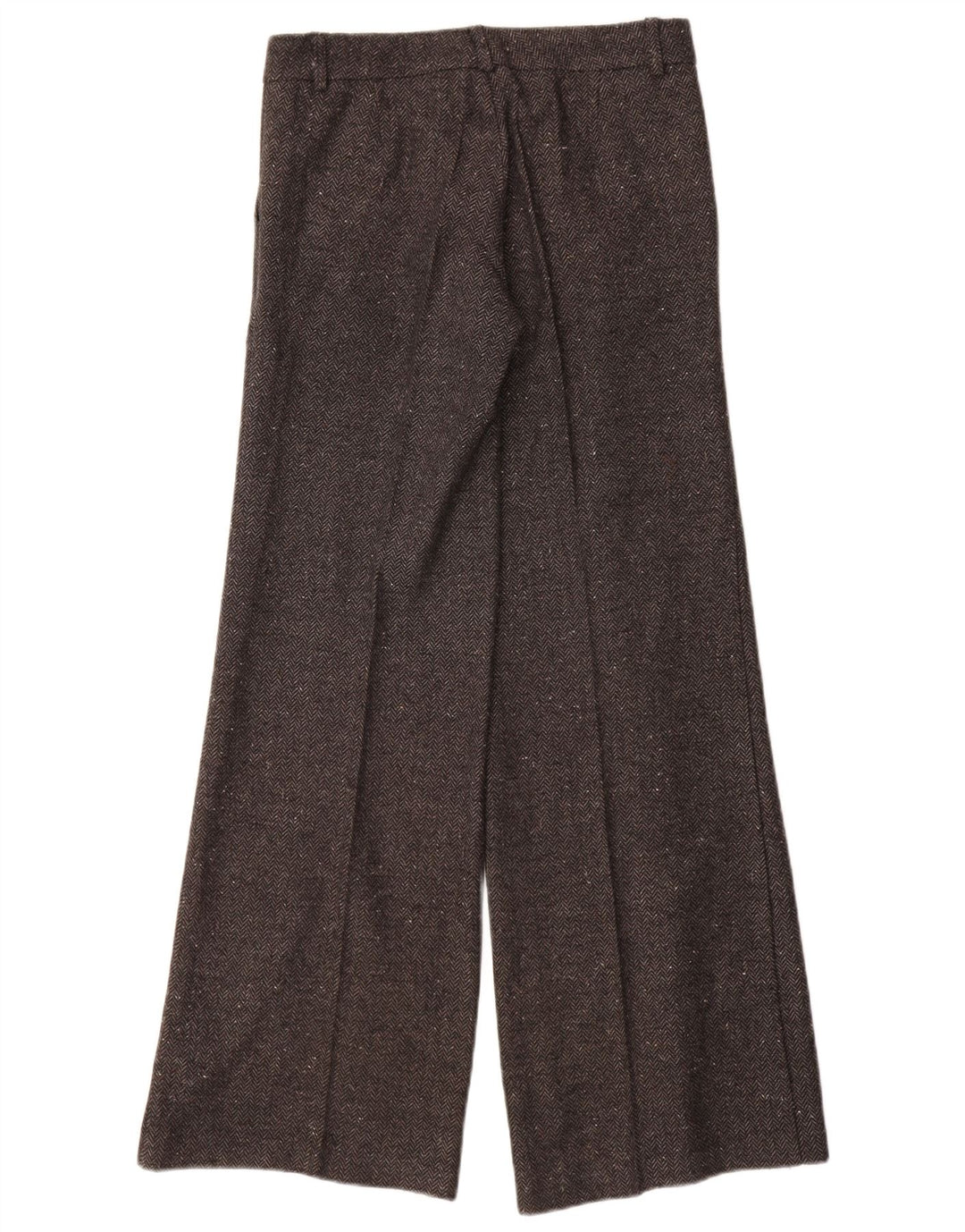 Pantaloni casual pentru femei VINTAGE IT 40 Small W28 L32 Gri Herringbone