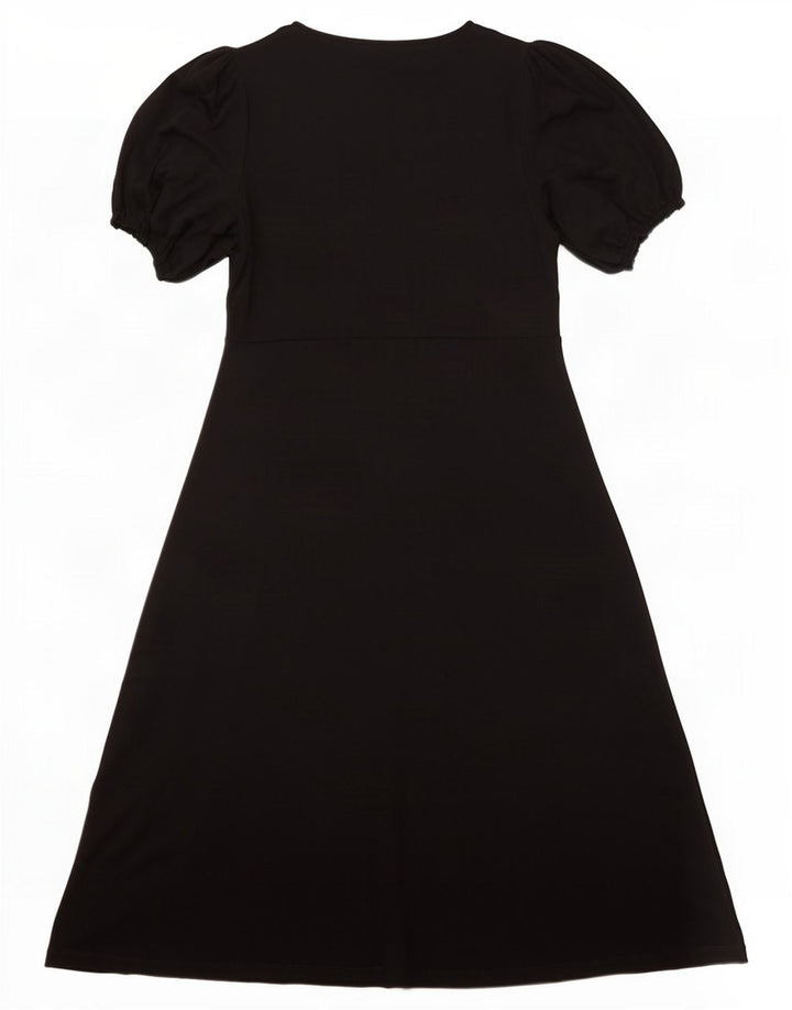 Rochie A-Line pentru femei Marks & Spencer UK 12 Medium Black Viscose