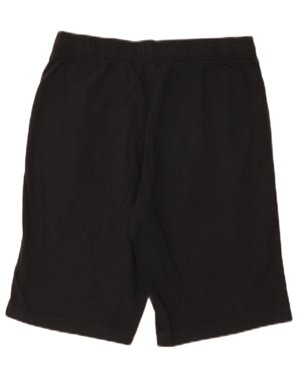 Pantaloni scurți sport grafic Adidas pentru băieți 15-16 ani, bumbac negru