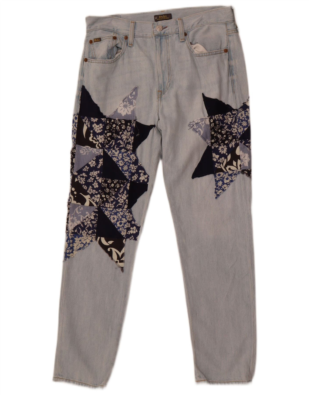 Blugi slim pentru femei Polo Ralph Lauren L26 L28 Bumbac mozaic albastru