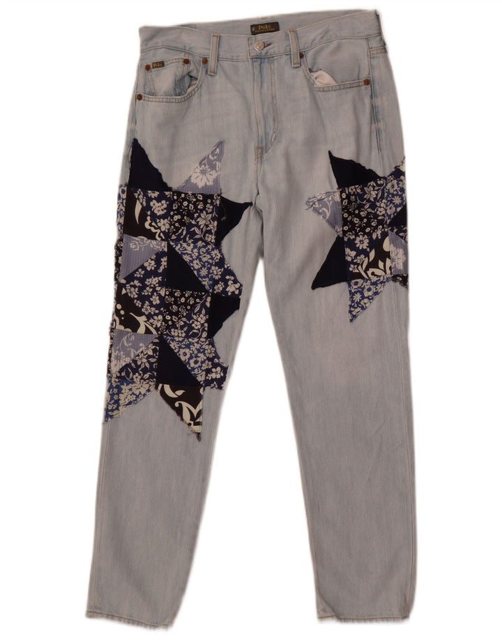 Blugi slim pentru femei Polo Ralph Lauren L26 L28 Bumbac mozaic albastru