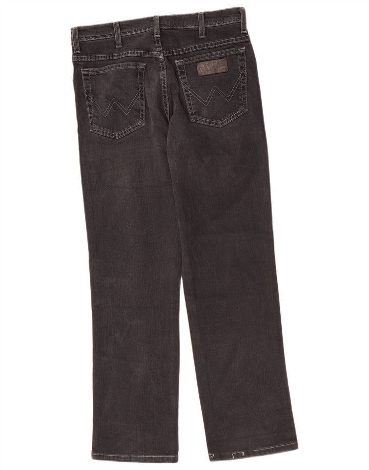 Blugi drepte stretch pentru bărbați Wrangler Texas W33 L29 bumbac gri