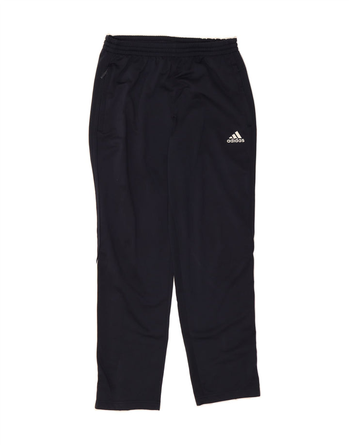 ADIDAS Mens Tracksuit Trousers UK 36/38 Small  Navy Blue Polyester Vintage Adidas and Second-Hand Adidas from Messina Hembry 