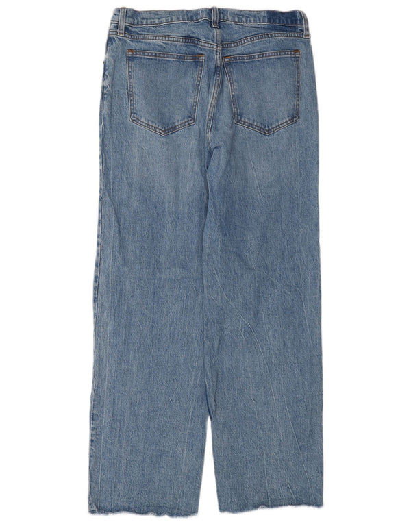 Blugi Abercrombie & Fitch pentru femei cu talie înaltă US 12 Large W31 L30 Blue Anii 90