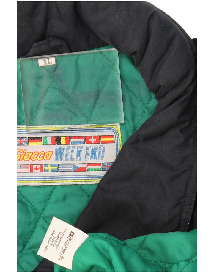 WEEKEND Jachetă Windbreaker cu glugă pentru bărbați UK 42 XL Bleumarin