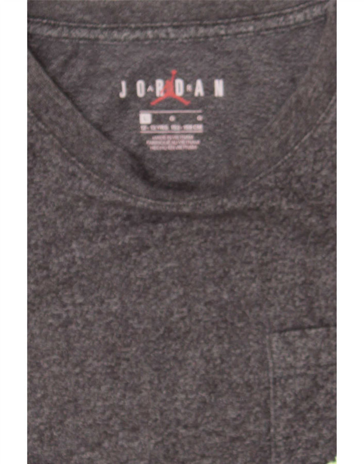 Tricou Jordan pentru băieți Top 12-13 ani mare pete gri