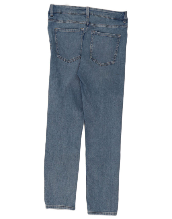 Marks & Spencer Blugi The Ivy Slim pentru femei UK 12 Medium W32 L28 Blue Bumbac