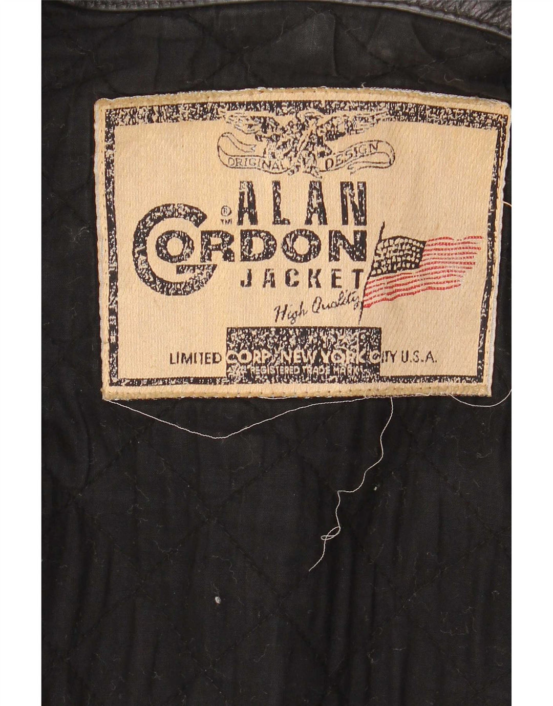 Alan Gordon Bomber din piele pentru bărbați UK 38 Medium Black
