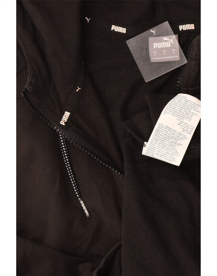 Pulover Puma pentru femei cu fermoar, UK 14, bumbac gri mediu