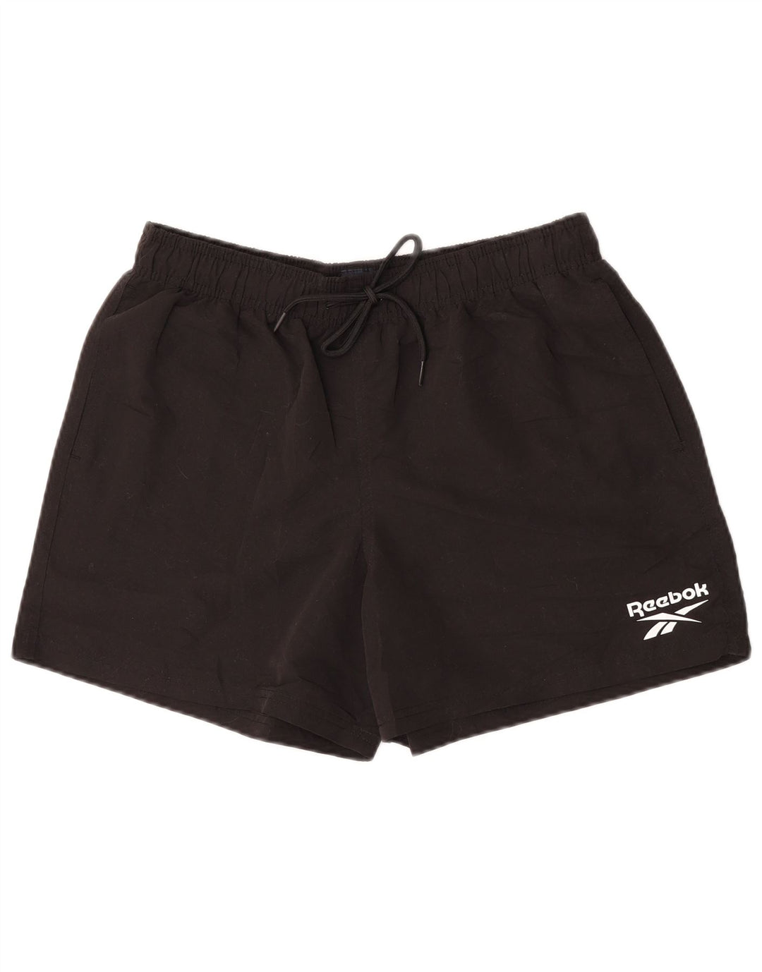 Pantaloni scurți sport pentru bărbați Reebok, poliester mediu negru