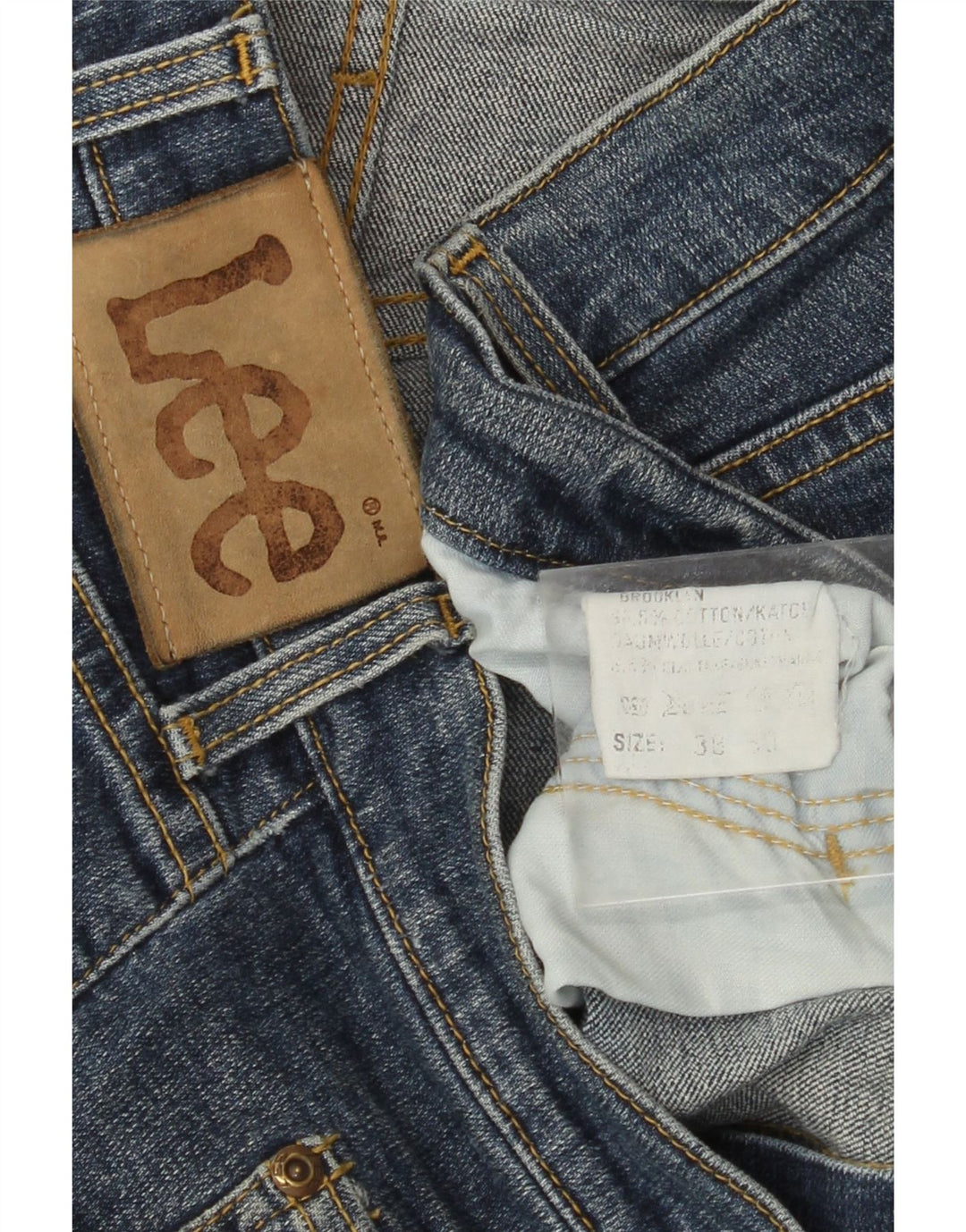 Blugi LEE Brooklyn Straight pentru bărbați W38 L30 Bumbac albastru