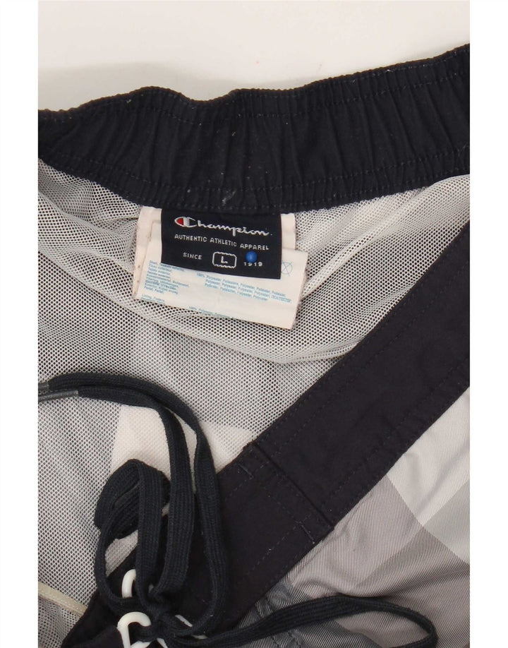 Pantaloni scurți de înot Champion pentru bărbați, mari, gri din poliester