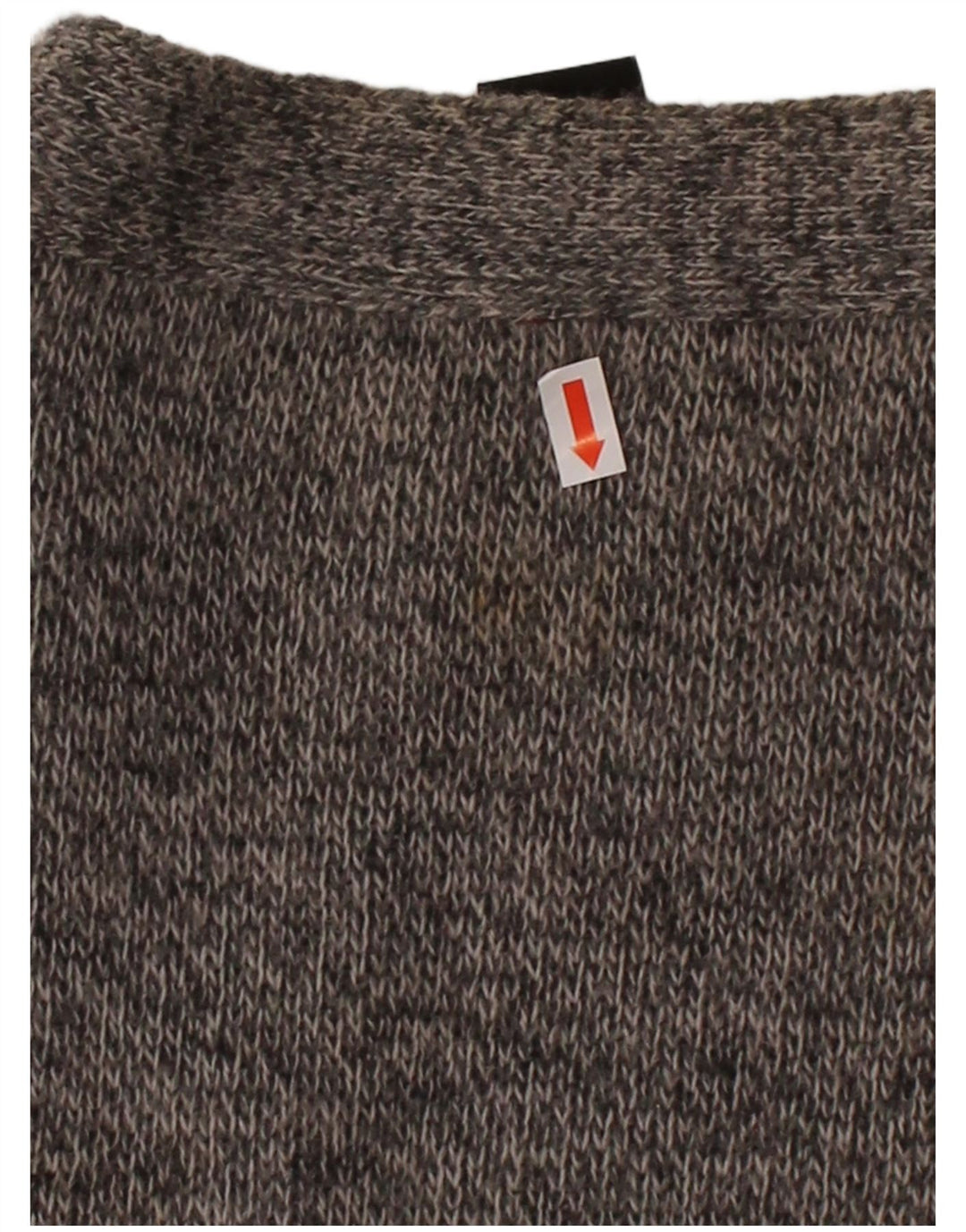 C&A Mens Cardigan Sweater Medium Grey Geometric Acrylic