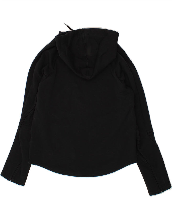PUMA Womens Hoodie Jumper UK 16 Large Black Polyester Vintage Puma and Second-Hand Puma from Messina Hembry 