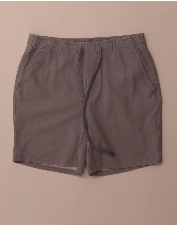 ZARA Mens Chino Shorts Medium W32  Grey Cotton