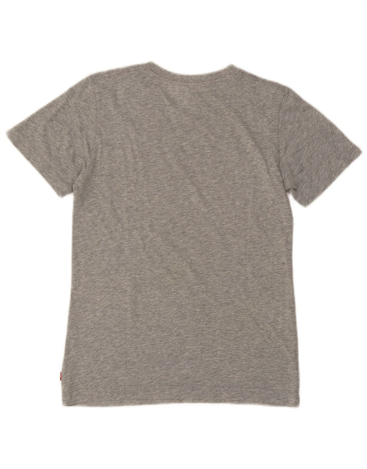 Tricou cu grafic Levi's pentru băieți Top 13-14 ani, gri pete