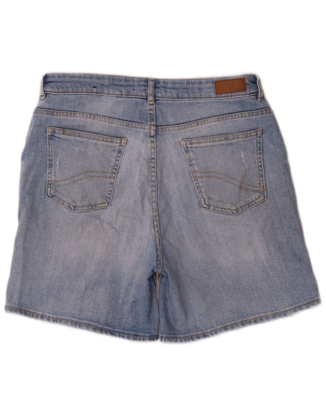Pantaloni scurți din denim învechit pentru femei Fat Face UK 12 Medium W30 Bumbac albastru