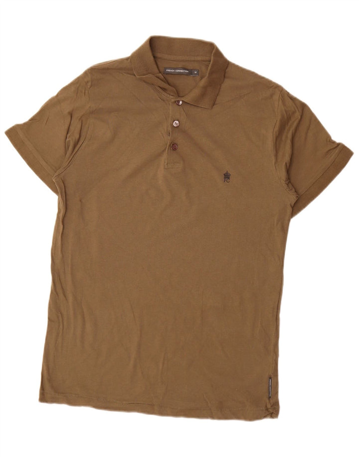 Tricou polo pentru bărbați French Connection, bumbac kaki mediu