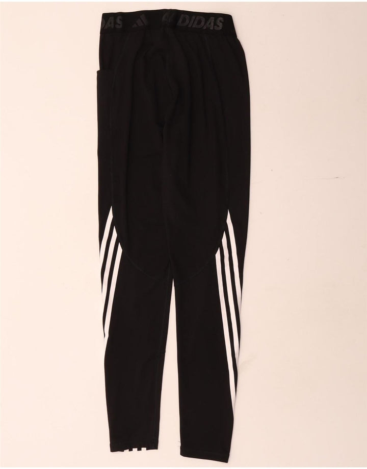 Leggings cu grafic pentru femei Adidas UK 8 Poliester negru mic